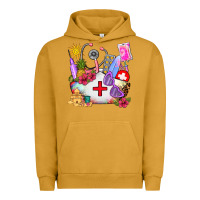 Pigment Peanut Butter nurse  summer Urban Hoodie - AdoDesignShop