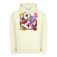 Pigment Pistachio nurse  summer Urban Hoodie - AdoDesignShop