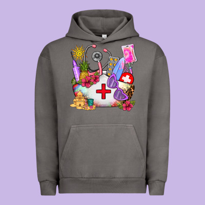 Nurse  Summer Urban Hoodie Designed By Adodesignshop