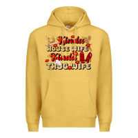 Antique Gold kinda house wife kinda thug wife Premium Hoodie - JahusDesignShop