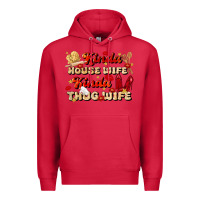 Cardinal kinda house wife kinda thug wife Premium Hoodie - JahusDesignShop
