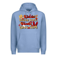 Colony Blue kinda house wife kinda thug wife Premium Hoodie - JahusDesignShop