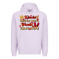 Lilac kinda house wife kinda thug wife Premium Hoodie - JahusDesignShop