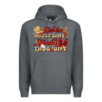 Rock kinda house wife kinda thug wife Premium Hoodie - JahusDesignShop