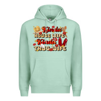 Seafoam kinda house wife kinda thug wife Premium Hoodie - JahusDesignShop