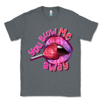 Charcoal Heather You Blow Me Away Valentines Day Classic Tee - FaDigitalArtStudio