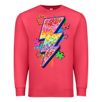 Cardinal lightning bolt autism Premium Sweatshirt - Zillion Design Studio
