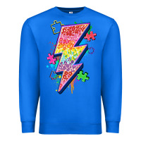 True Royal lightning bolt autism Premium Sweatshirt - Zillion Design Studio