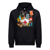 Black nurse  summer Urban Hoodie - AdoDesignShop