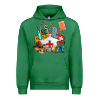 Emerald nurse  summer Urban Hoodie - AdoDesignShop