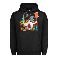 Pigment Black nurse  summer Urban Hoodie - AdoDesignShop