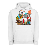 Pigment Lunar Rock nurse  summer Urban Hoodie - AdoDesignShop