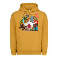 Pigment Peanut Butter nurse  summer Urban Hoodie - AdoDesignShop