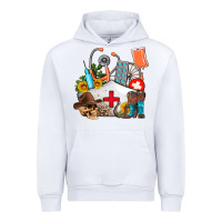 White nurse  summer Urban Hoodie - AdoDesignShop