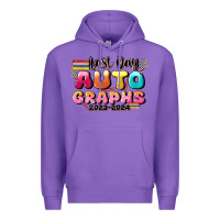 Purple last day autographs Premium Hoodie - JahusDesignShop