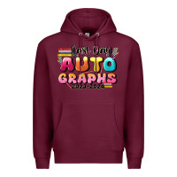 Burgundy last day autographs Premium Hoodie - JahusDesignShop
