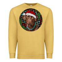 Antique Gold Labrador Retriever Christmas Premium Sweatshirt - RanaPortraitStore