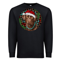 Black Labrador Retriever Christmas Premium Sweatshirt - RanaPortraitStore