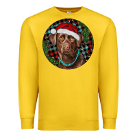 Lemon Labrador Retriever Christmas Premium Sweatshirt - RanaPortraitStore