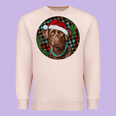 Premium Sweatshirt Labrador Retriever Christmas