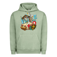 Nurse  Cross And Jesus Urban Hoodie | Teevron