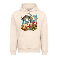 Sandshell nurse  cross and jesus Urban Hoodie - AdoDesignShop
