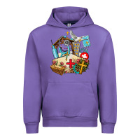Tulip nurse  cross and jesus Urban Hoodie - AdoDesignShop