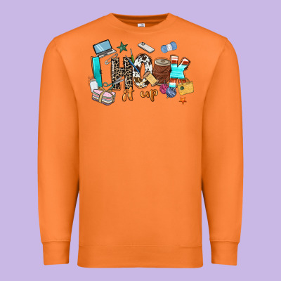 I Hook It Up Sewing Premium Sweatshirt Designed By Zillion Design Studio