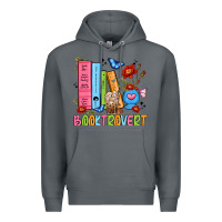 Rock booktrovert Premium Hoodie - JahusDesignShop