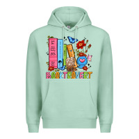 Seafoam booktrovert Premium Hoodie - JahusDesignShop