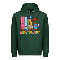 Sports Green booktrovert Premium Hoodie - JahusDesignShop