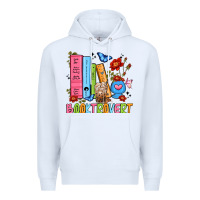 White booktrovert Premium Hoodie - JahusDesignShop