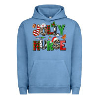 Pigment Pebble Blue jolly nurse Urban Hoodie - AdoDesignShop