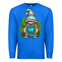 True Royal western gnome with turquoise gemstone Premium Sweatshirt - texasbilliewilder
