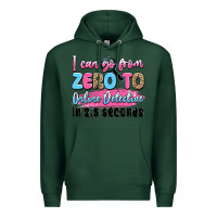 Sports Green i can go from zero to online detective in 2.5 seco Premium Hoodie - JahusDesignShop