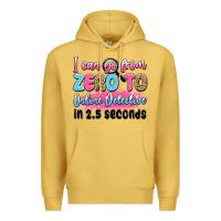 Antique Gold i can go from zero to online detective in 2.5 seco Premium Hoodie - JahusDesignShop