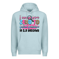 Blue Mist i can go from zero to online detective in 2.5 seco Premium Hoodie - JahusDesignShop
