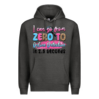 Charcoal Heather i can go from zero to online detective in 2.5 seco Premium Hoodie - JahusDesignShop