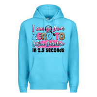 Ocean Blue i can go from zero to online detective in 2.5 seco Premium Hoodie - JahusDesignShop