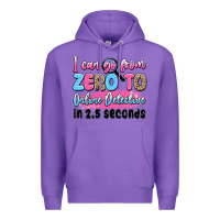 Purple i can go from zero to online detective in 2.5 seco Premium Hoodie - JahusDesignShop
