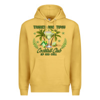 Antique Gold tanned and tipsy cocktail club sip and chill Premium Hoodie - JahusDesignShop