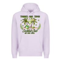 Lilac tanned and tipsy cocktail club sip and chill Premium Hoodie - JahusDesignShop