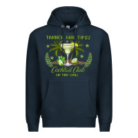 Navy tanned and tipsy cocktail club sip and chill Premium Hoodie - JahusDesignShop