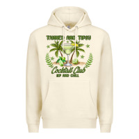 Sandshell tanned and tipsy cocktail club sip and chill Premium Hoodie - JahusDesignShop