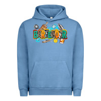 Pigment Pebble Blue bartender Urban Hoodie - AdoDesignShop