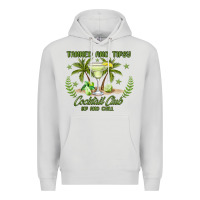 Dove Grey tanned and tipsy cocktail club sip and chill Premium Hoodie - JahusDesignShop