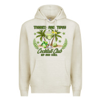 Oatmeal Heather tanned and tipsy cocktail club sip and chill Premium Hoodie - JahusDesignShop