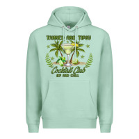 Seafoam tanned and tipsy cocktail club sip and chill Premium Hoodie - JahusDesignShop