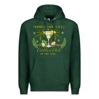 Sports Green tanned and tipsy cocktail club sip and chill Premium Hoodie - JahusDesignShop