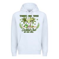 White tanned and tipsy cocktail club sip and chill Premium Hoodie - JahusDesignShop